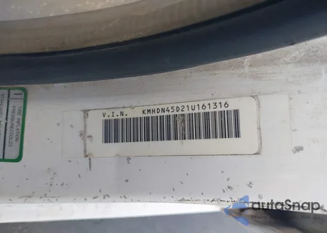 2001 Hyundai Elantra Gls from USA, damaged, VIN KMHDN45D21U161316